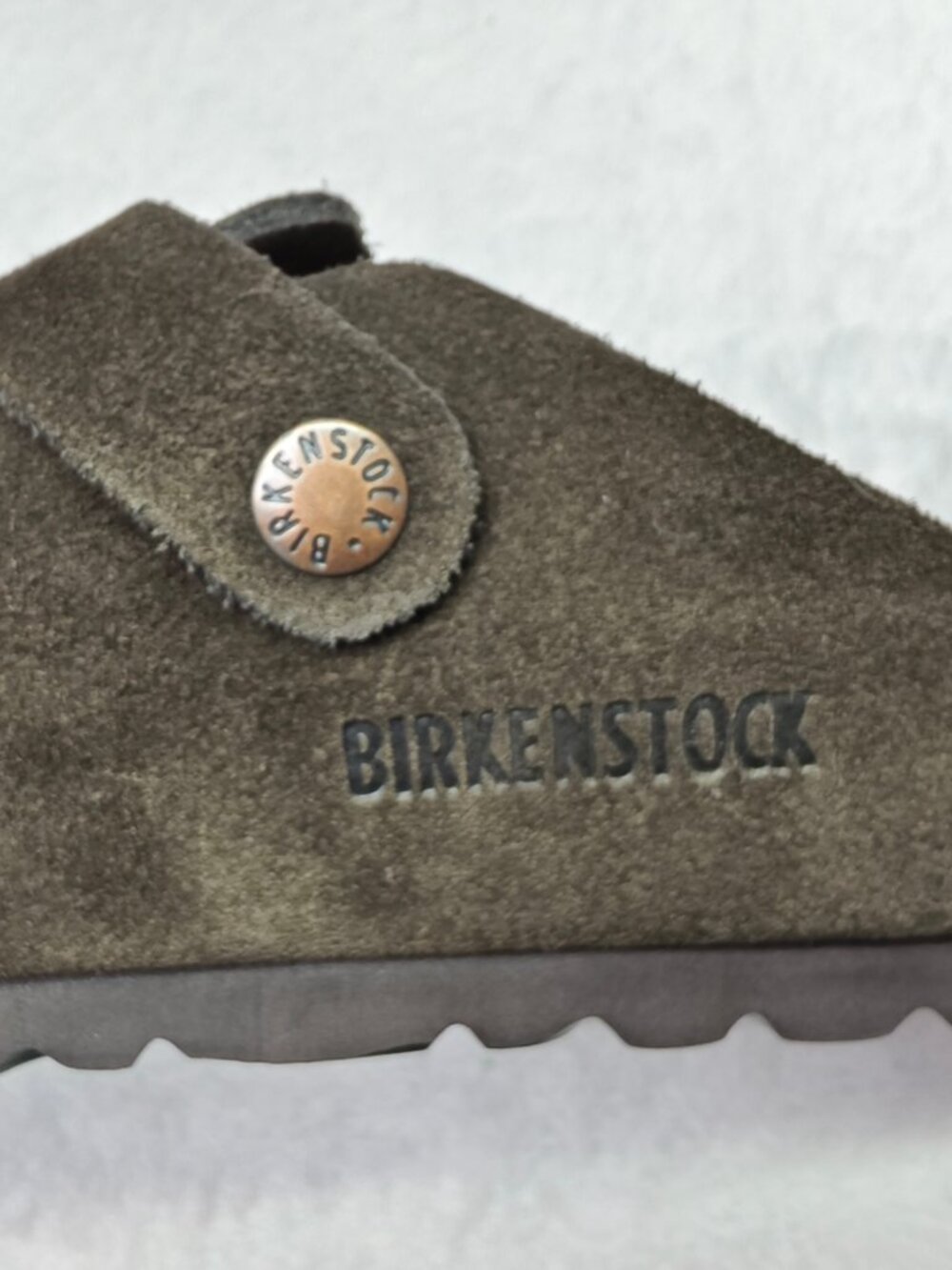 💝Women's Mocha Suede Birkenstock Boston Shoes - Narrow Fit - Picture 3 of 5